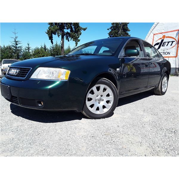 A6 --  1999 AUDI A6 QUATTRO AWD, Green, 216193  TMU KM