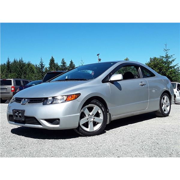 A7 --  2007 HONDA CIVIC LX, Grey, 249296 KM