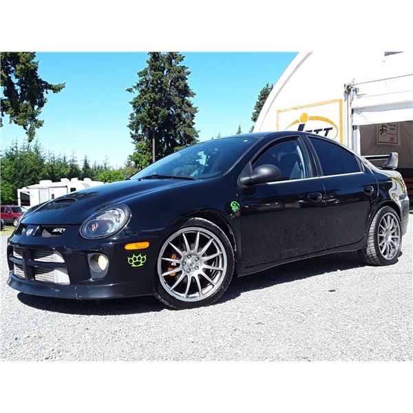 C1 --  2005 DODGE NEON SRT4, BLACK, 139,283 KMS