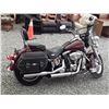 Image 10 : 0C --  2008 HARLEY DAVIDSON FLSTC SOFT TAIL  CLASSIC, RED, 48,000 KMS