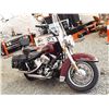 Image 6 : 0C --  2008 HARLEY DAVIDSON FLSTC SOFT TAIL  CLASSIC, RED, 48,000 KMS