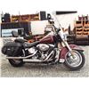 Image 7 : 0C --  2008 HARLEY DAVIDSON FLSTC SOFT TAIL  CLASSIC, RED, 48,000 KMS