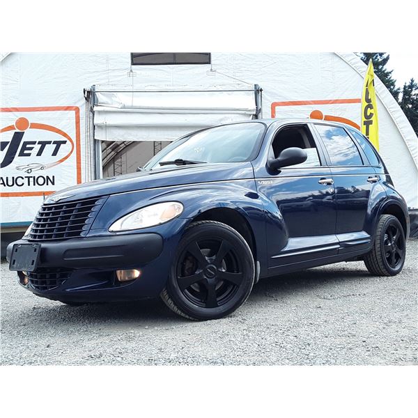 A12F --  2001 CHRYSLER PT CRUISER, Blue, 218799 KM