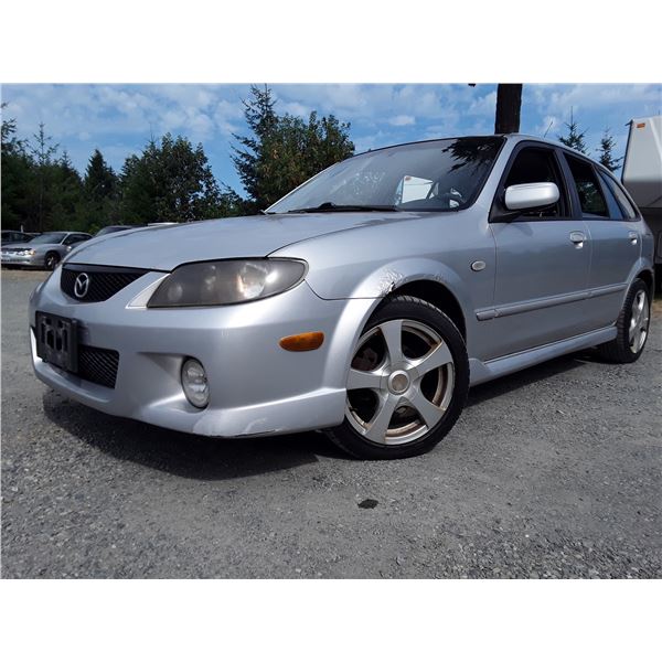 J3 --  2003 MAZDA PROTEGE PR5, Grey, 243793 KM