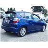 Image 15 : 0U --  2009 HONDA FIT SPORT, Blue, 163455 KM Estate - NO RESERVE