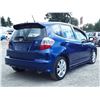 Image 16 : 0U --  2009 HONDA FIT SPORT, Blue, 163455 KM Estate - NO RESERVE