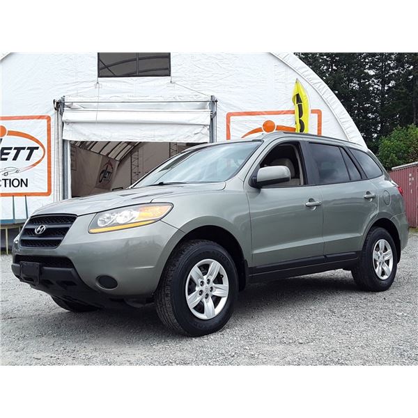 0S --  2009 HYUNDAI SANTA FE GLS, Green, 126061 KM - Estate - NO RESERVE