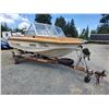 Image 1 : 0E --  1981 GLASCON 16FT APX BOAT WITH A 40 HP MERCURY OUTBOARD CHARITY "NO RESERVE"