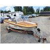 Image 3 : 0E --  1981 GLASCON 16FT APX BOAT WITH A 40 HP MERCURY OUTBOARD CHARITY "NO RESERVE"