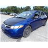 Image 3 : C6 --  2007 HONDA CIVIC DX, Blue, 135265 KM