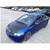Image 4 : C6 --  2007 HONDA CIVIC DX, Blue, 135265 KM