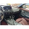 Image 105 : 0V -- 2005 BMW 645 CI CONVERTIBLE, Black, 163125 KM - No Reserve
