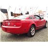 Image 13 : D4 --  2009 FORD MUSTANG, Red, 126724 KM's