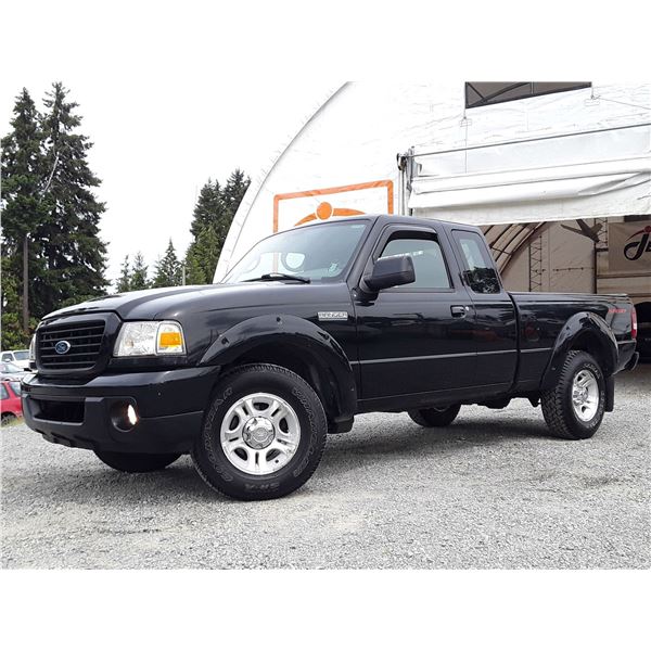 H6 --  2008 FORD RANGER SUPER CAB, Black, 153043 KM's