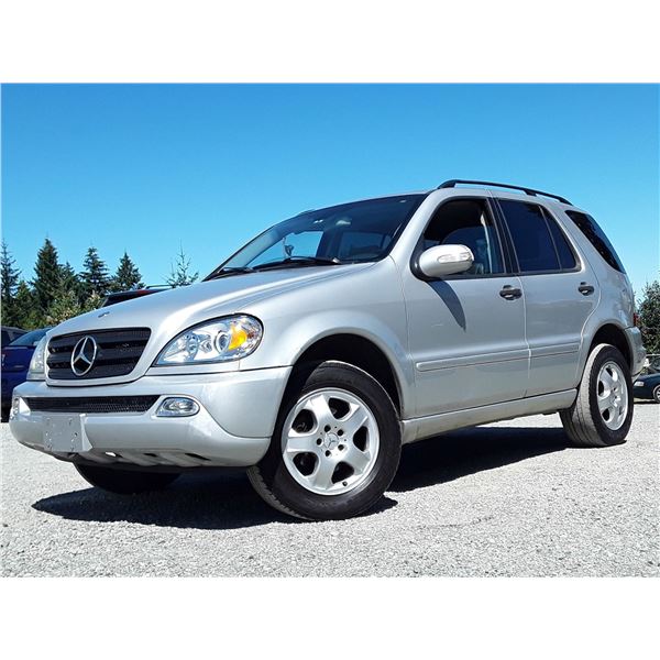 I4 --  2004 MERCEDES ML350 AWD, Grey, 255588 KM