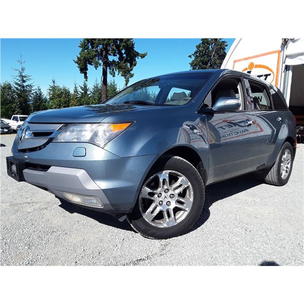 F2 --  2008 ACURA MDX SPORT AWD, Blue, 239994 KM