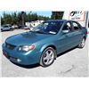 Image 3 : A2 --  2002 MAZDA PROTEGE DX , Green, 211920 KM  "NO RESERVE"