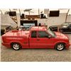 Image 11 : 0K --  2001 CHEVROLET S10 EXTREME, Red, 187554 KM - No Reserve