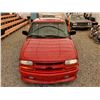 Image 6 : 0K --  2001 CHEVROLET S10 EXTREME, Red, 187554 KM - No Reserve