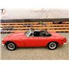 Image 21 : 0F --  1974 MG MGB CONVERTIBLE, Red, 5680 MILES TMU KM