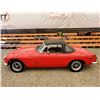 Image 24 : 0F --  1974 MG MGB CONVERTIBLE, Red, 5680 MILES TMU KM