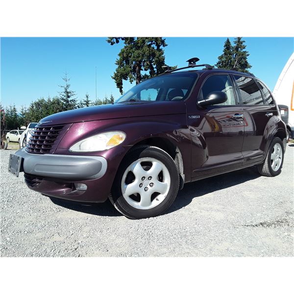 A1 --  2001 CHRYSLER PT CRUISER , Purple, 180 806 KM  "NO RESERVE"