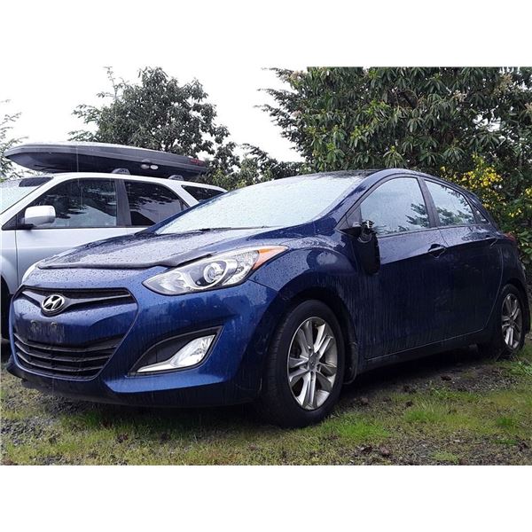 A8 - 2013 HYUNDAI ELANTRA GT, Blue, 195121 KM's