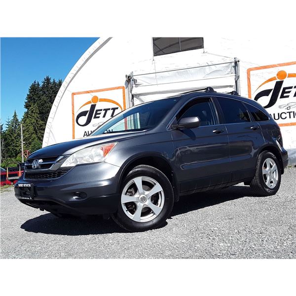 E5 --  2010 HONDA CRV EXL AWD, Grey, 242935 KM's