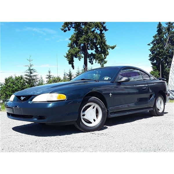 C2 --  1997 FORD MUSTANG, GREEN, 192,270 KMS