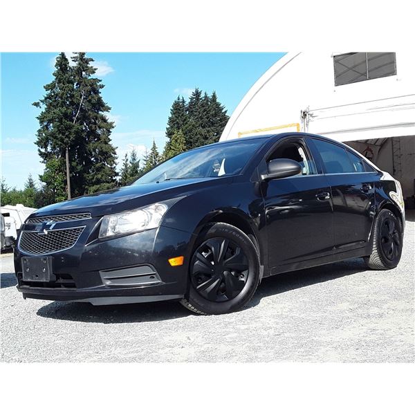 A12B --  2012 CHEVROLET CRUZE LS, Black, 170224 KM