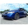 Image 2 : C6 --  2007 HONDA CIVIC DX, Blue, 135265 KM