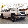 Image 8 : F6 --  2003 CHEVROLET SILVERADO 2500 HD CREW CAB 4X4, White, 362948 KM