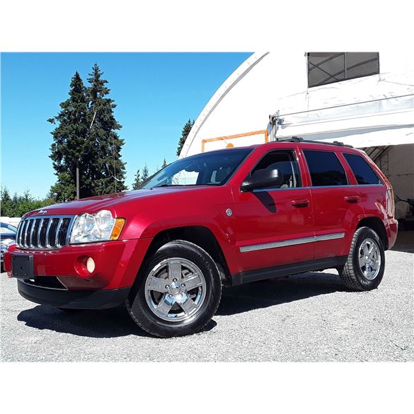 I1 --  2005 JEEP GRAND CHEROKEE LTD 4X4 , Red, 275481 KM's