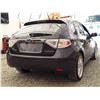 Image 14 : B6 --  2009 SUBARU IMPREZA 2.5I , Black, 270169 KM,