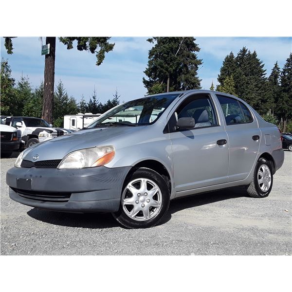 B4 --  2002 TOYOTA ECHO, Silver, 227595 KM