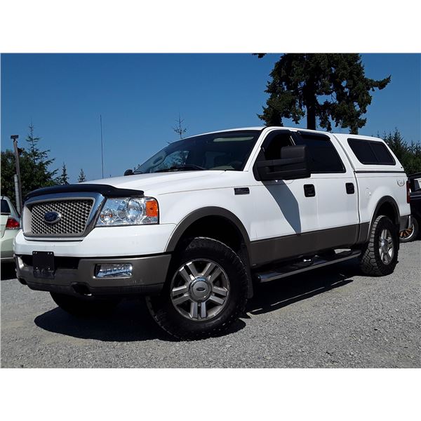 H3 --  2004 FORD F150 SUPERCREW 4X4, White, 373266 KM