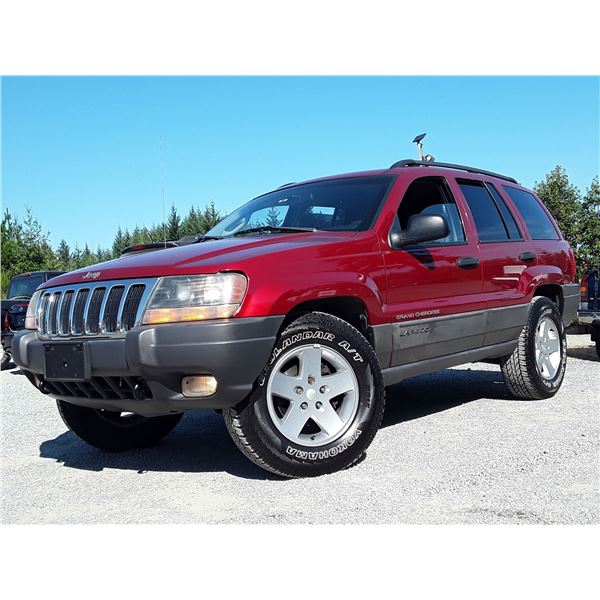 E2 --  2002 JEEP GRAND CHEROKEE LAREDO 4X4, Red, 236640 KM