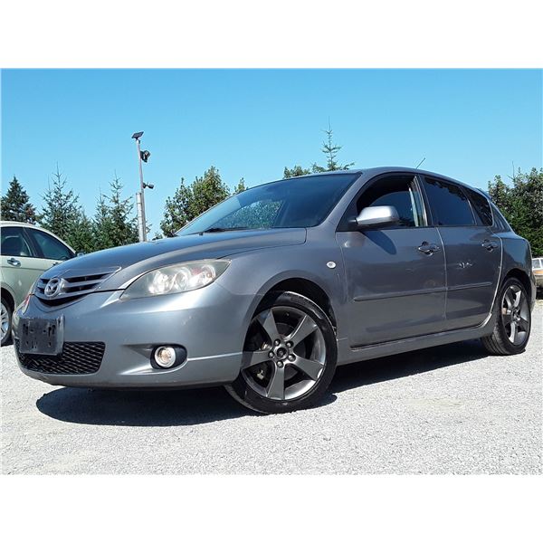 I4 --  2005 MAZDA 3 , Grey, 361908 KM