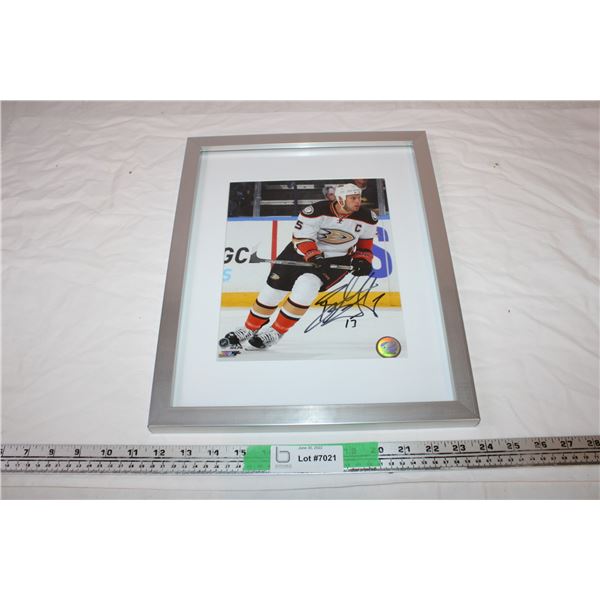 Signed Getzlaf Framed Photo