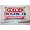 Image 1 : Notice Suzuki Sign