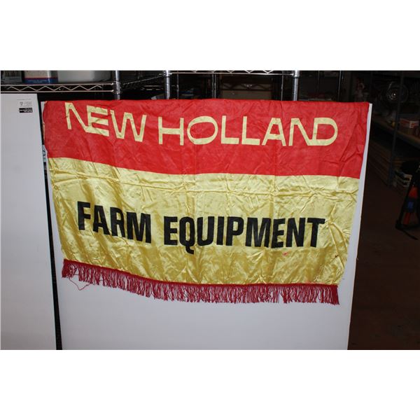 43”X 27” New Holland Farm Equipment Banner