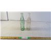 Image 1 : Coca cola glass bottle one clear one green