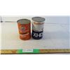 Image 1 : Gulf motor oil can - Full and Gulf Transmission fluid - Full