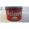 Image 2 : Folgers Coffee Tin- Empty