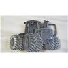 Image 3 : (2) assorted metal belt buckles