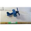 Image 1 : Blue wooden plane toy