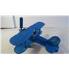 Image 3 : Blue wooden plane toy