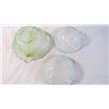 Image 5 : (3) glass serving bowls