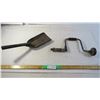 Image 1 : Hand Drill and Metal scoop shovel