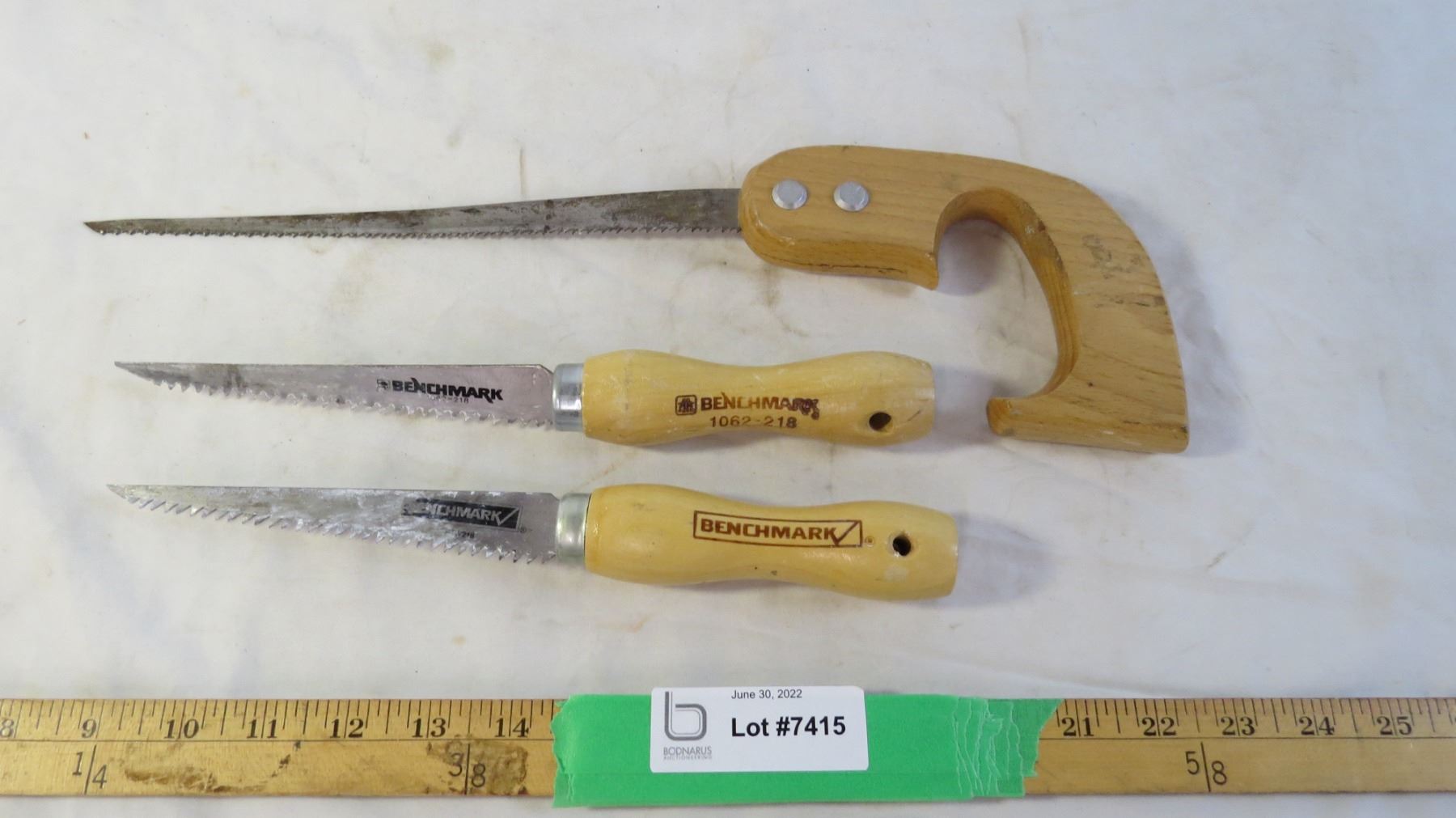 (3) Benchmark hand saws